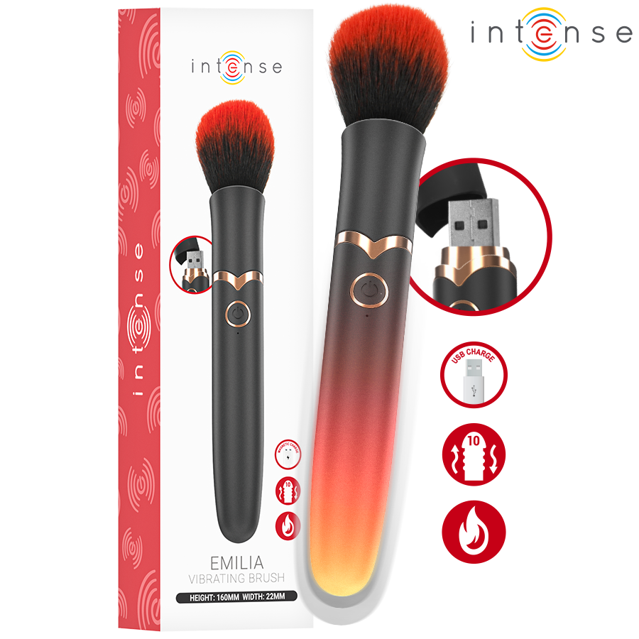 Brosse vibrante chauffante Emilia — INTENSE HIGH TECH