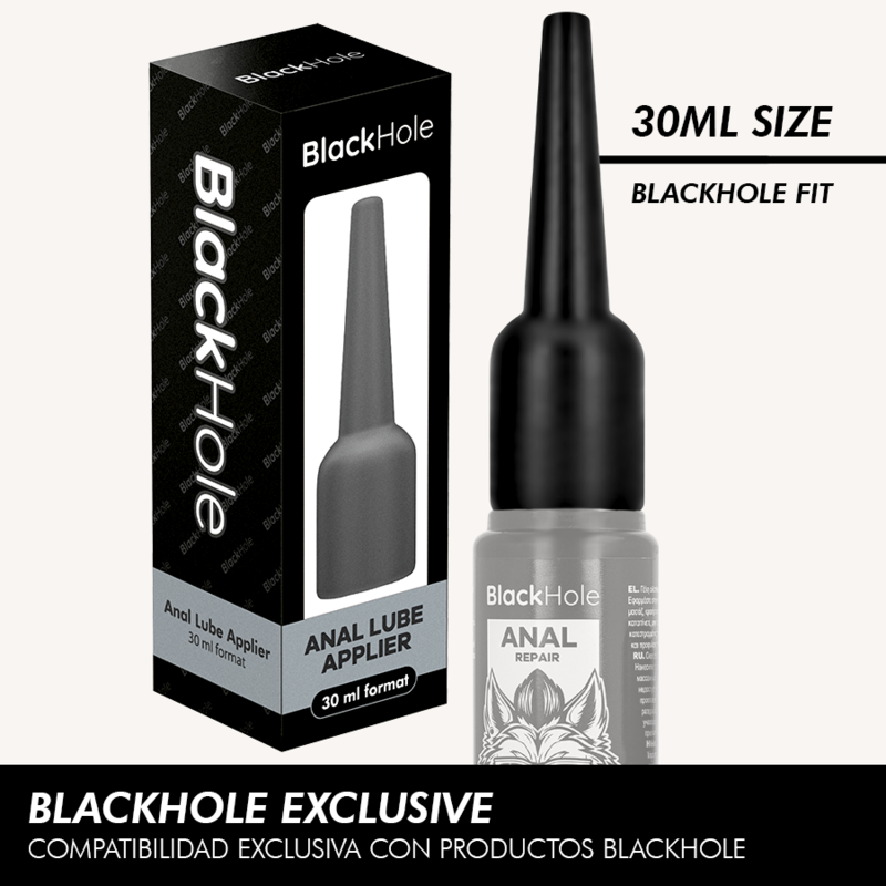 Applicateur de lubrifiant anal taille S 30 ml — Black Hole