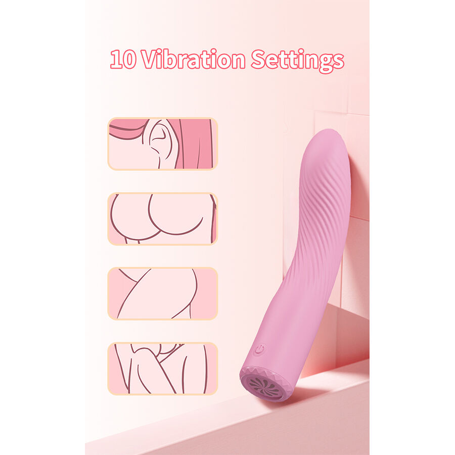 Vibrateur point G incurvé rose — PRETTY LOVE FLIRTATION