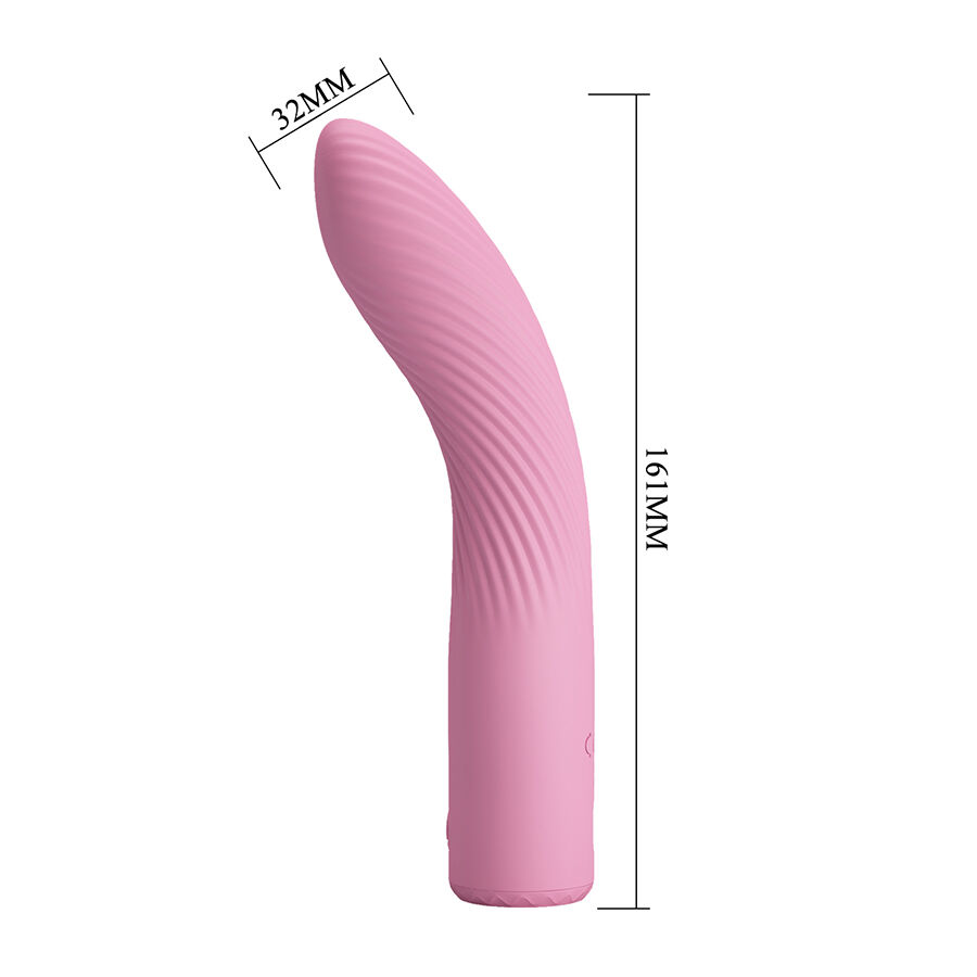 Vibrateur point G incurvé rose — PRETTY LOVE FLIRTATION