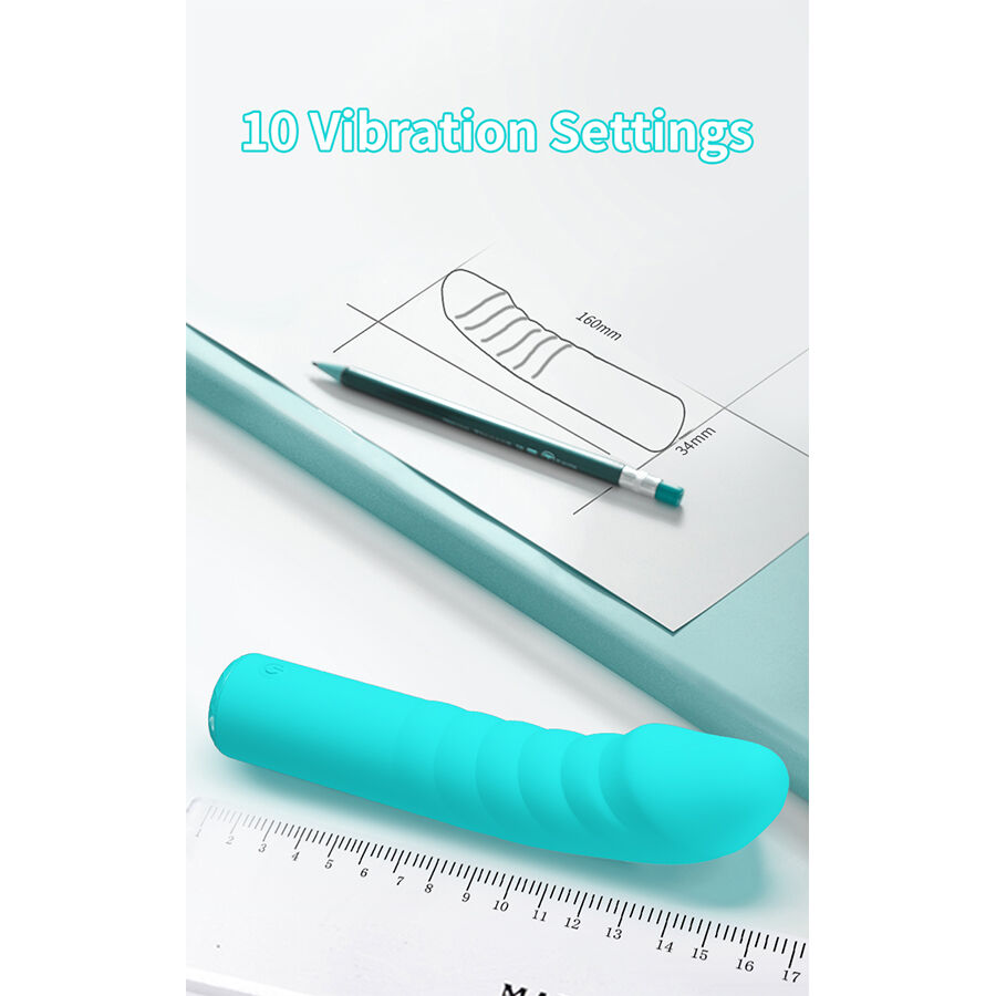 Vibromasseur G-spot incurvé à lumière respirante — PRETTY LOVE FLIRTATION