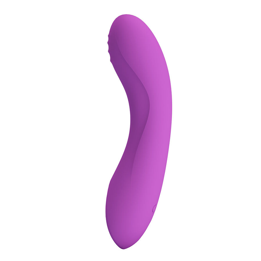 Vibromasseur point G violet avec anneau brillant — PRETTY LOVE SMART