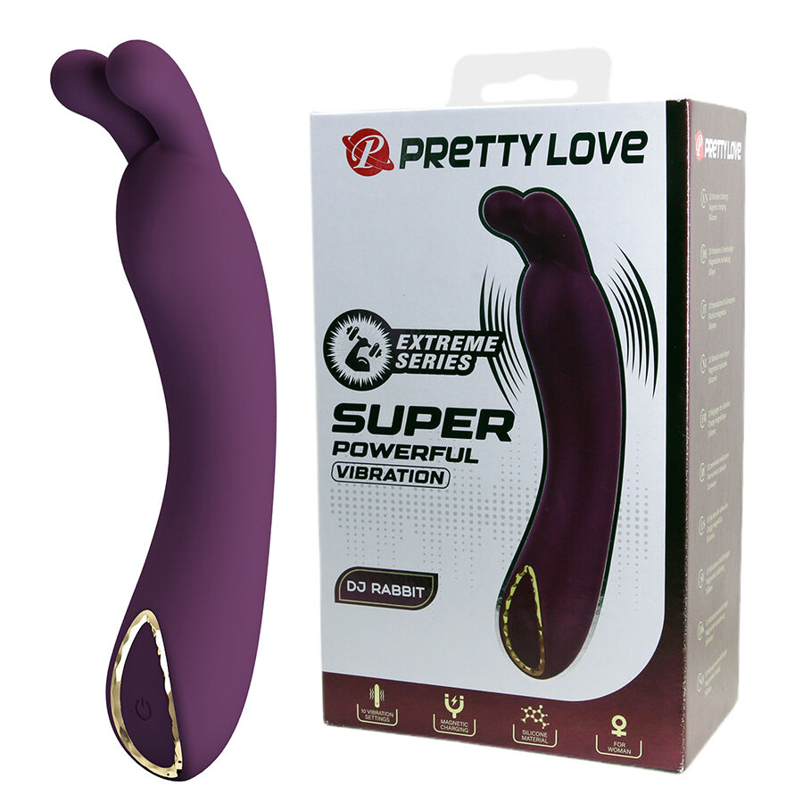 Vibrateur point G double stimulation au design raffiné — PRETTY LOVE SMART
