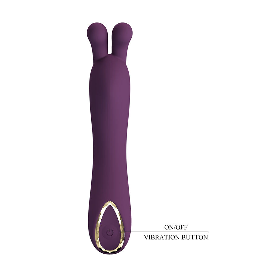 Vibrateur point G double stimulation au design raffiné — PRETTY LOVE SMART