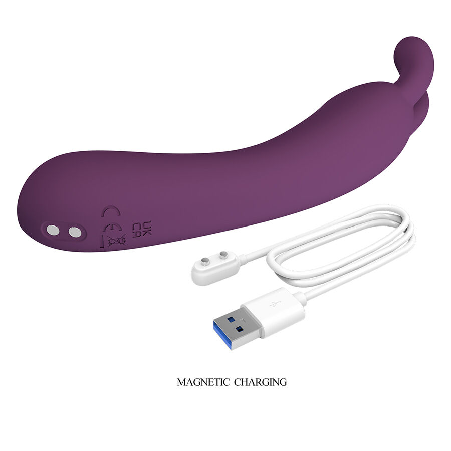 Vibrateur point G double stimulation au design raffiné — PRETTY LOVE SMART
