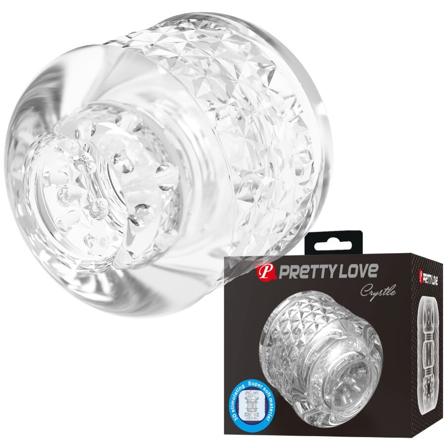 Masturbateur double entrée texturé ultra-doux — PRETTY LOVE MALE