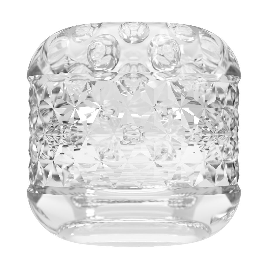 Masturbateur à double entrée en silicone transparent — PRETTY LOVE MALE
