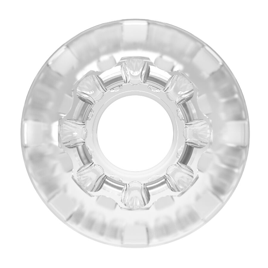 Masturbateur à double entrée en silicone transparent — PRETTY LOVE MALE