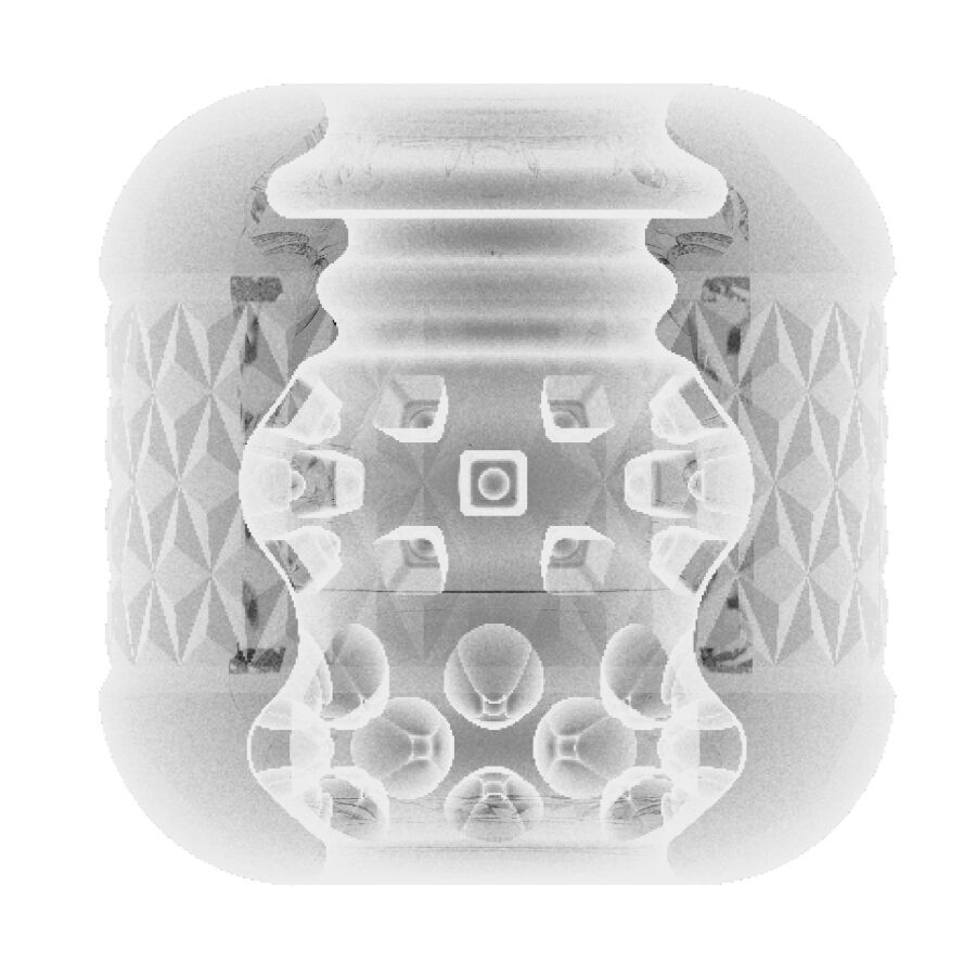 Masturbateur à double entrée en silicone transparent — PRETTY LOVE MALE