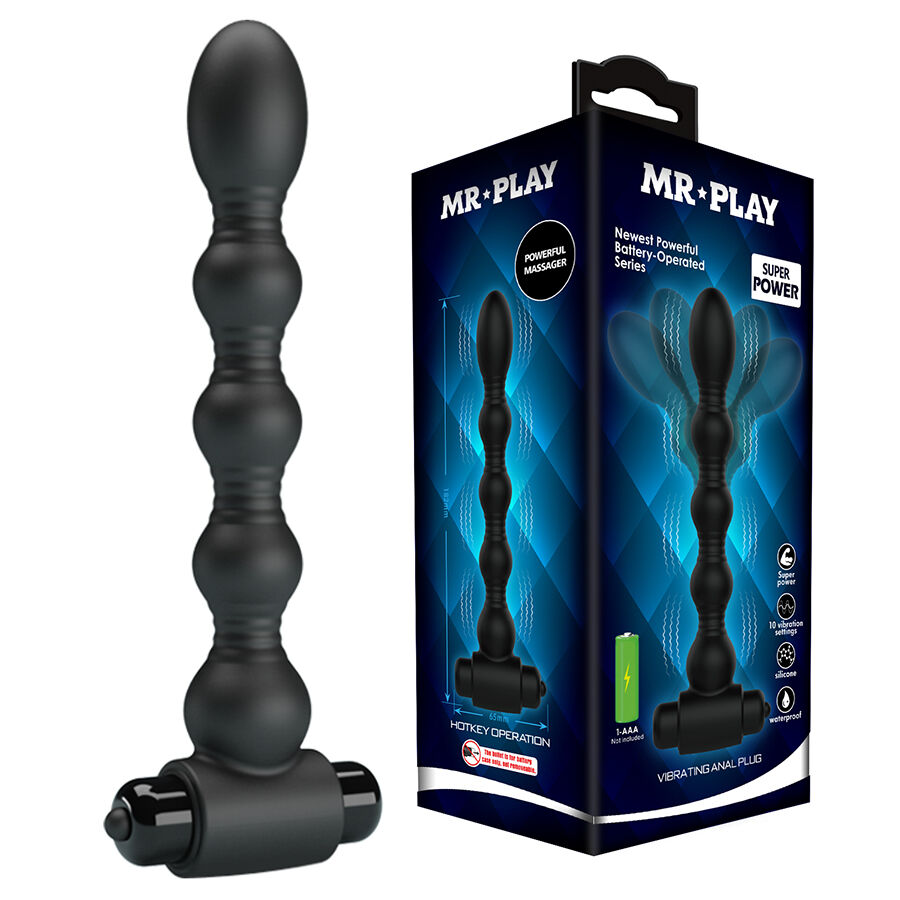 Masseur anal vibrant à billes — MR PLAY