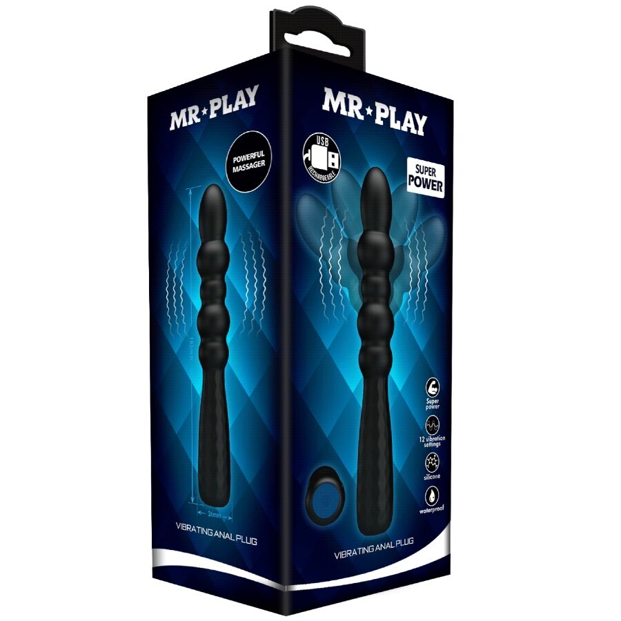 Plug anal vibrant et flexible — MR PLAY
