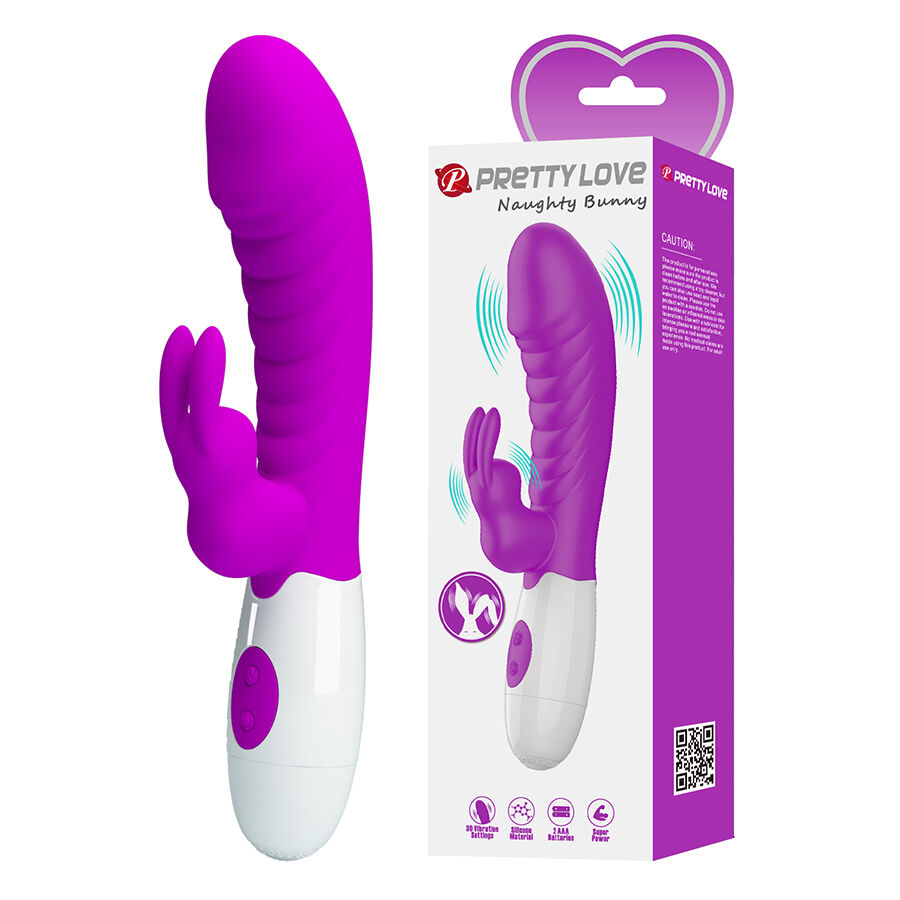 Lapin vibrant double stimulation violet — PRETTY LOVE FLIRTATION
