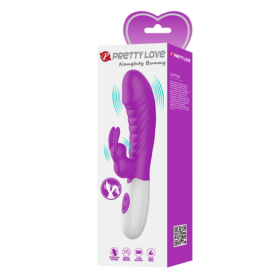 Lapin vibrant double stimulation violet — PRETTY LOVE FLIRTATION