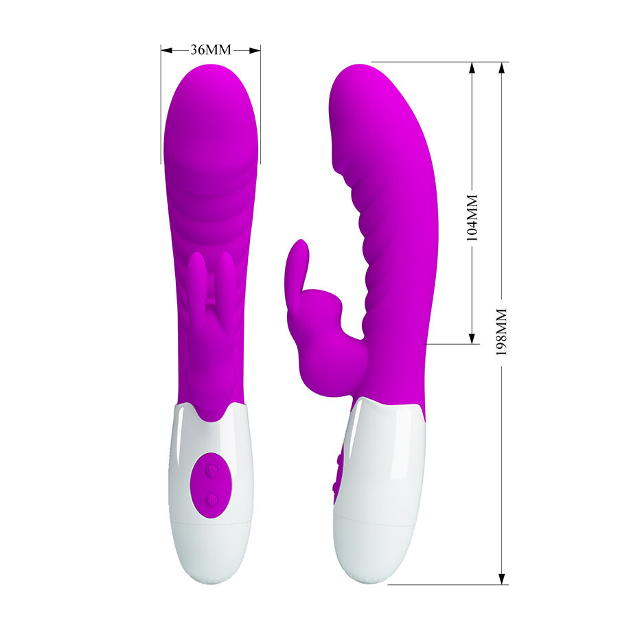 Lapin vibrant double stimulation violet — PRETTY LOVE FLIRTATION