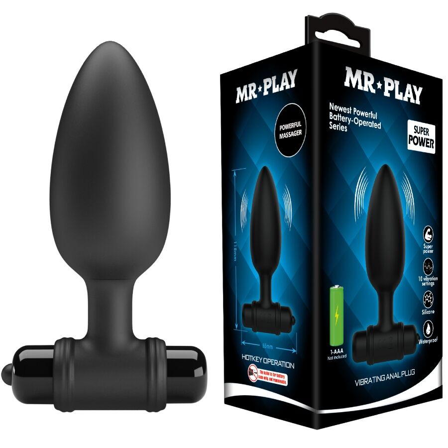 Plug anal vibrant ergonomique — MR PLAY