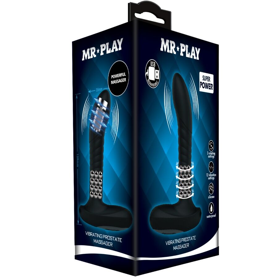 Masseur de prostate rotatif et vibrant — MR PLAY