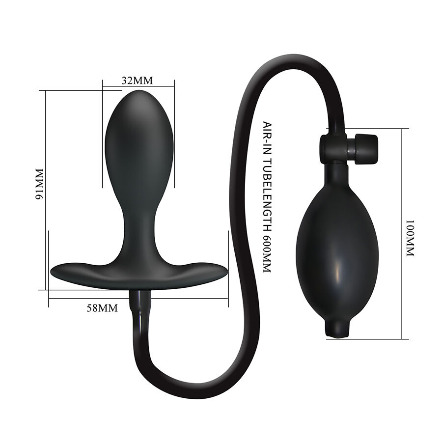 Plug anal gonflable réglable — MR PLAY