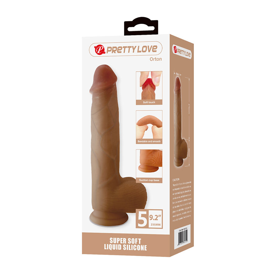 Dildo réaliste texturé avec ventouse — PRETTY LOVE HIGH GRADE