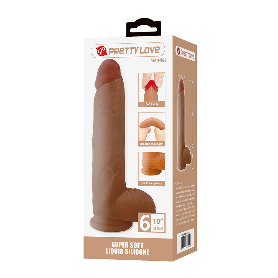 Godemichet réaliste avec ventouse 25,5 cm — PRETTY LOVE HIGH GRADE
