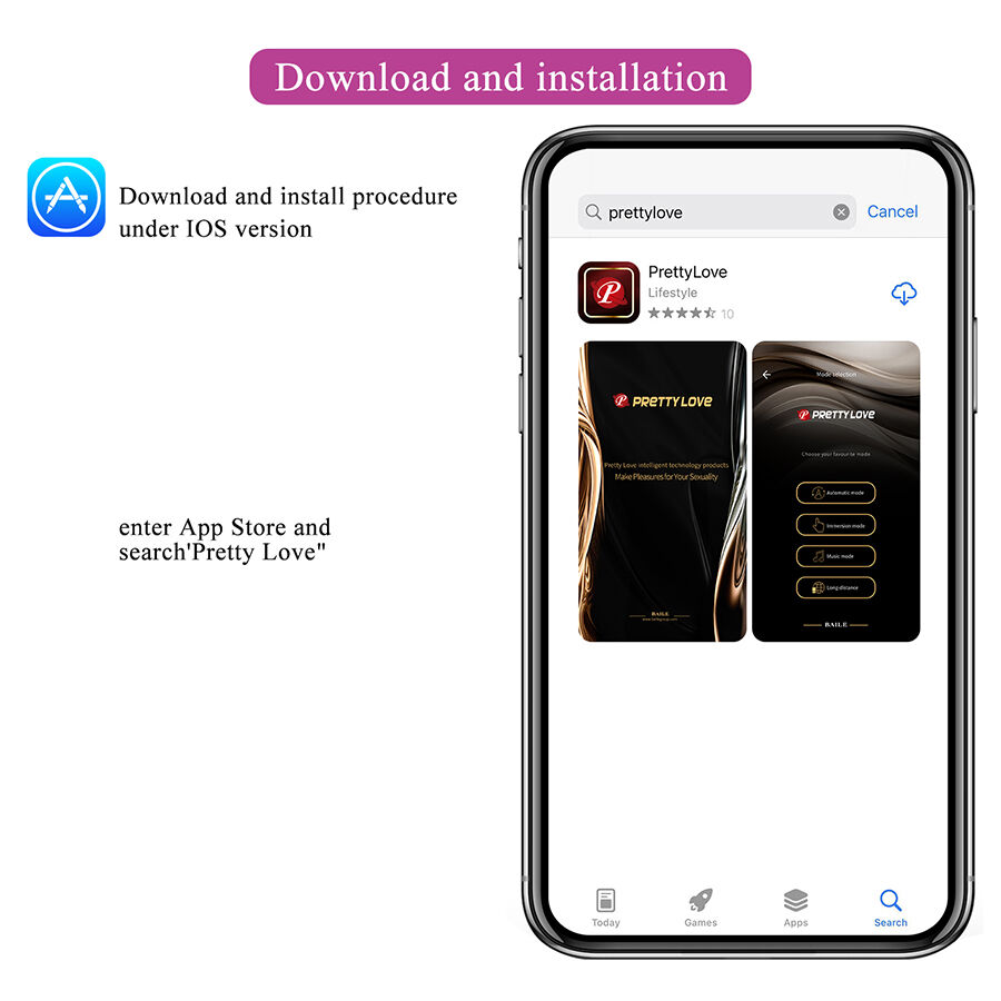Vibrateur invisible connecté pour couples — PRETTY LOVE SMART