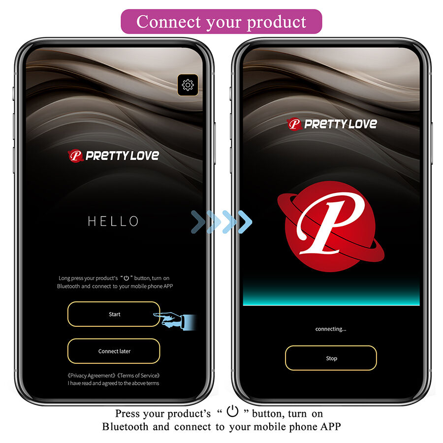 Vibrateur invisible connecté pour couples — PRETTY LOVE SMART