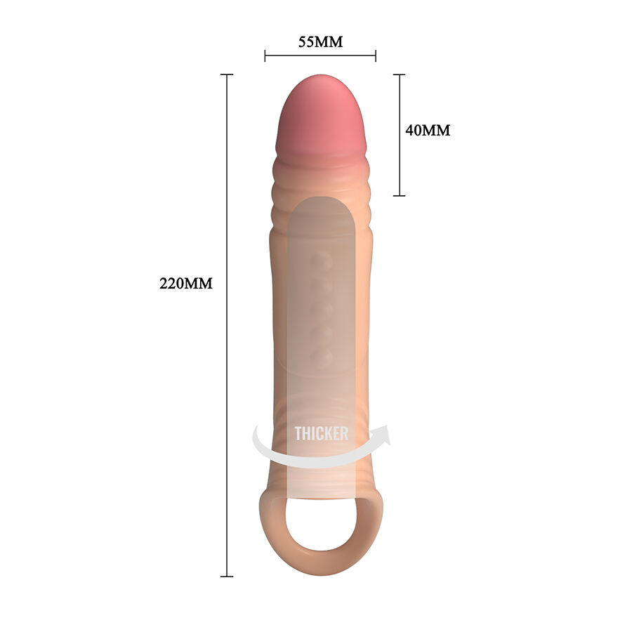 Manchon vibrant pour pénis ultra-réaliste — PRETTY LOVE MALE