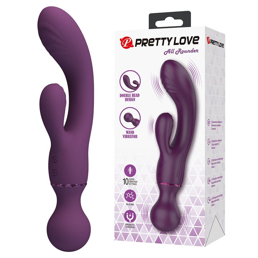 Vibrateur polyvalent à double stimulation — PRETTY LOVE FLIRTATION