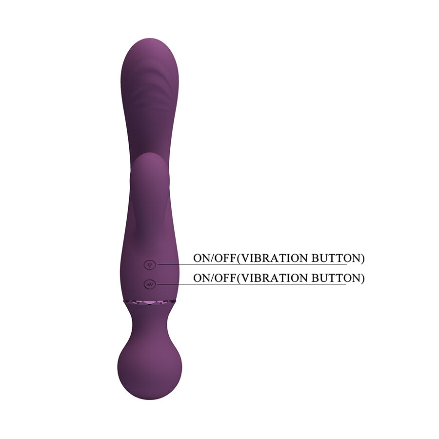 Vibrateur polyvalent à double stimulation — PRETTY LOVE FLIRTATION
