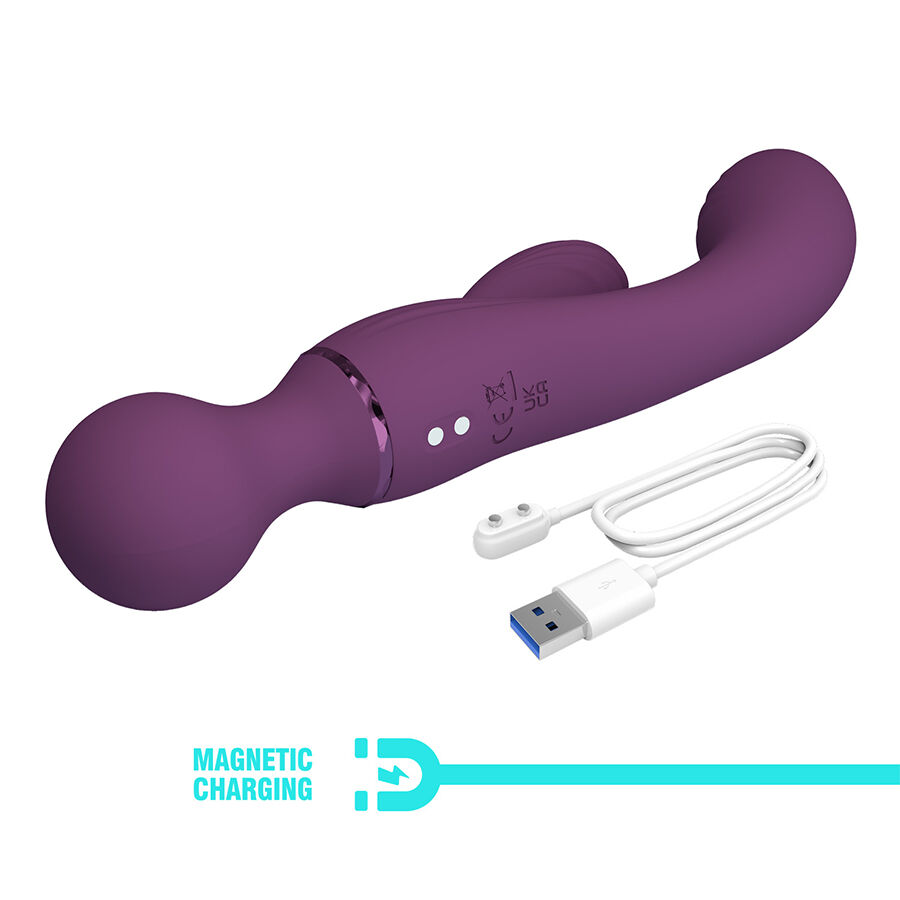 Vibrateur polyvalent à double stimulation — PRETTY LOVE FLIRTATION