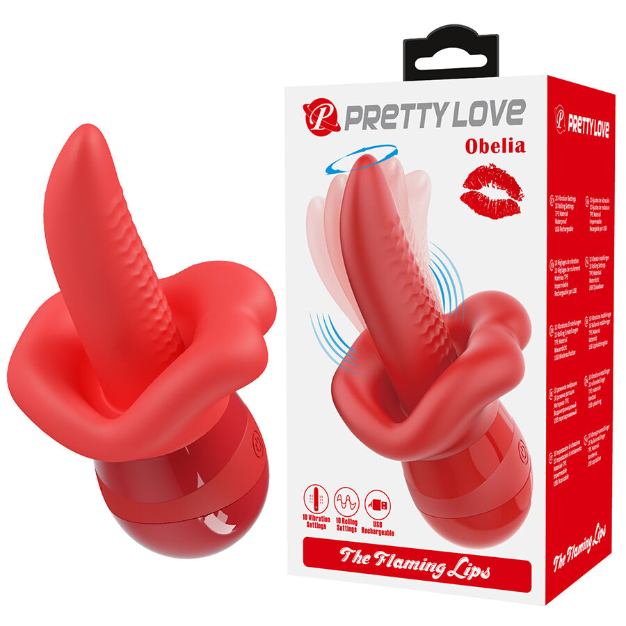 Vibrateur à langue à mouvement orbital — PRETTY LOVE SMART