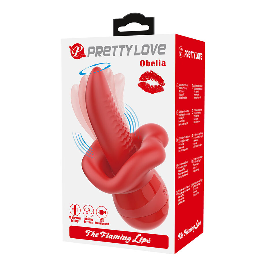 Vibrateur à langue à mouvement orbital — PRETTY LOVE SMART