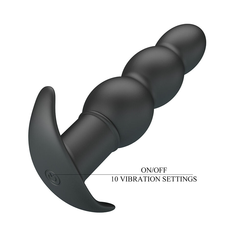 Plug anal vibrant ergonomique — PRETTY LOVE BOTTOM