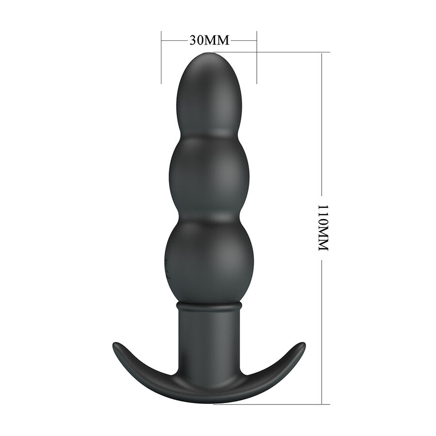 Plug anal vibrant ergonomique — PRETTY LOVE BOTTOM