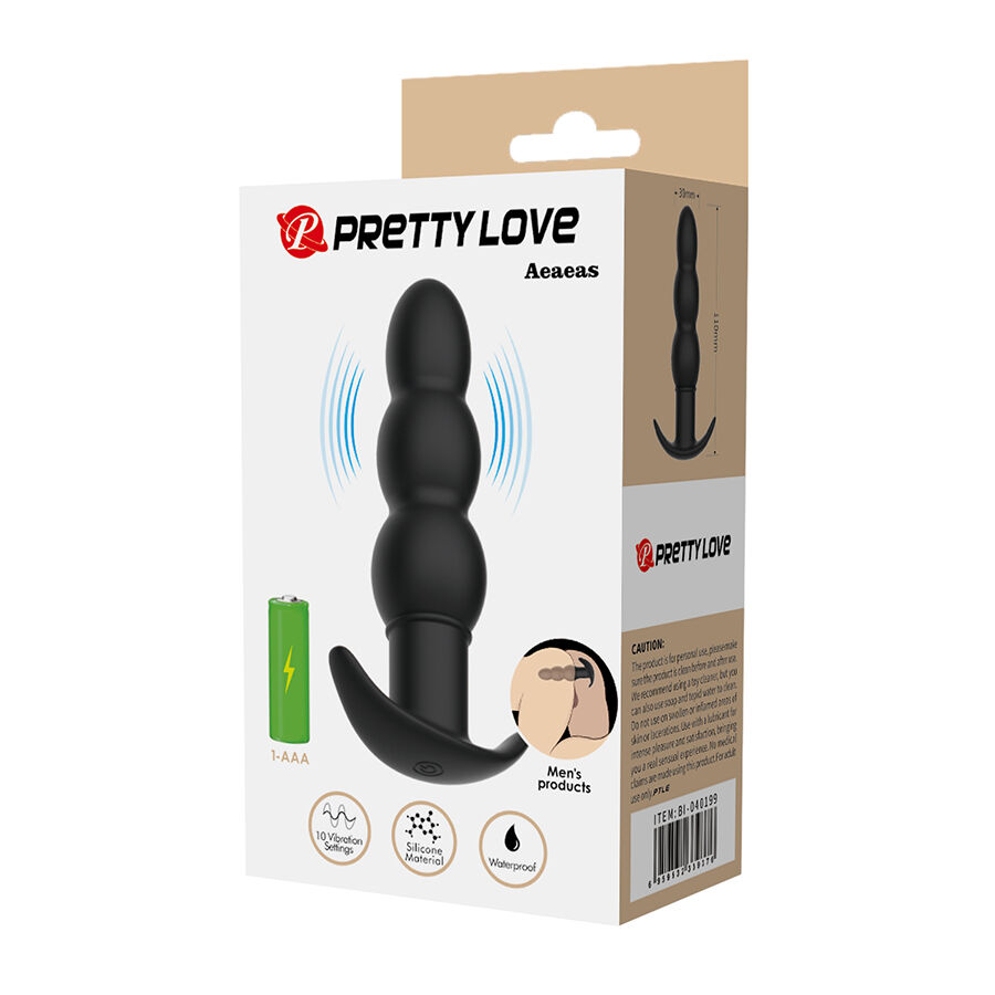 Plug anal vibrant ergonomique — PRETTY LOVE BOTTOM