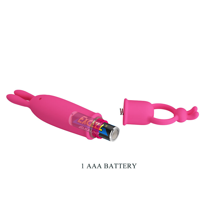 Vibrateur rabbit Delia avec anneau de résistance — PRETTY LOVE FLIRTATION