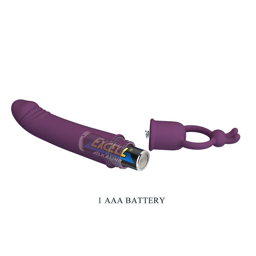 Vibrateur compact Cora avec anneau de maintien — PRETTY LOVE FLIRTATION