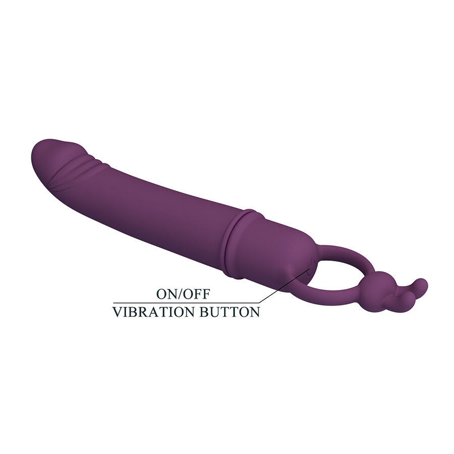 Vibrateur compact Cora avec anneau de maintien — PRETTY LOVE FLIRTATION