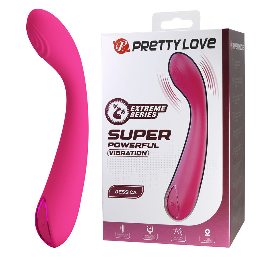 Vibromasseur Jessica haute puissance rose — PRETTY LOVE SMART