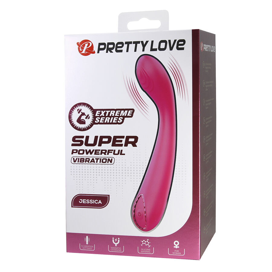 Vibromasseur Jessica haute puissance rose — PRETTY LOVE SMART