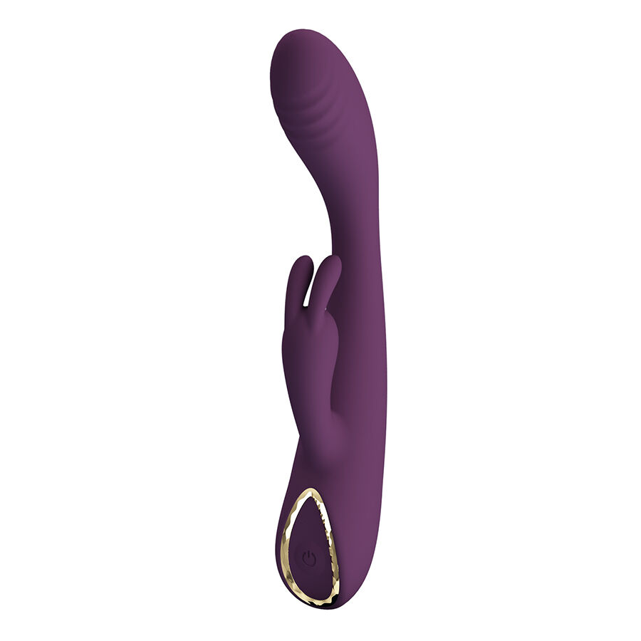 Vibromasseur rabbit violet avec stimulateur — PRETTY LOVE FLIRTATION