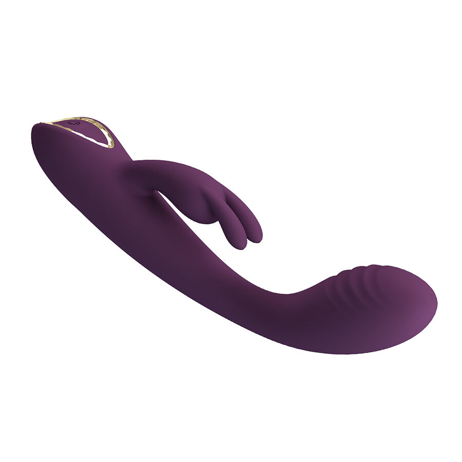 Vibromasseur rabbit violet avec stimulateur — PRETTY LOVE FLIRTATION