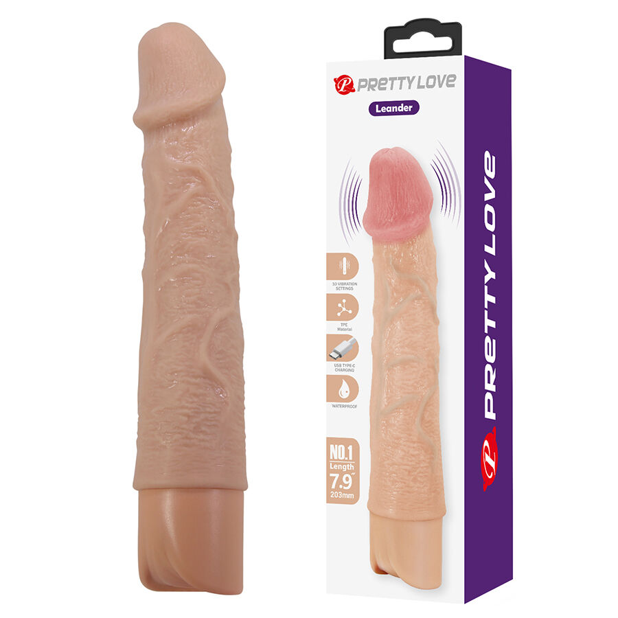 Vibromasseur réaliste flexible pour un plaisir intense — PRETTY LOVE HIGH GRADE