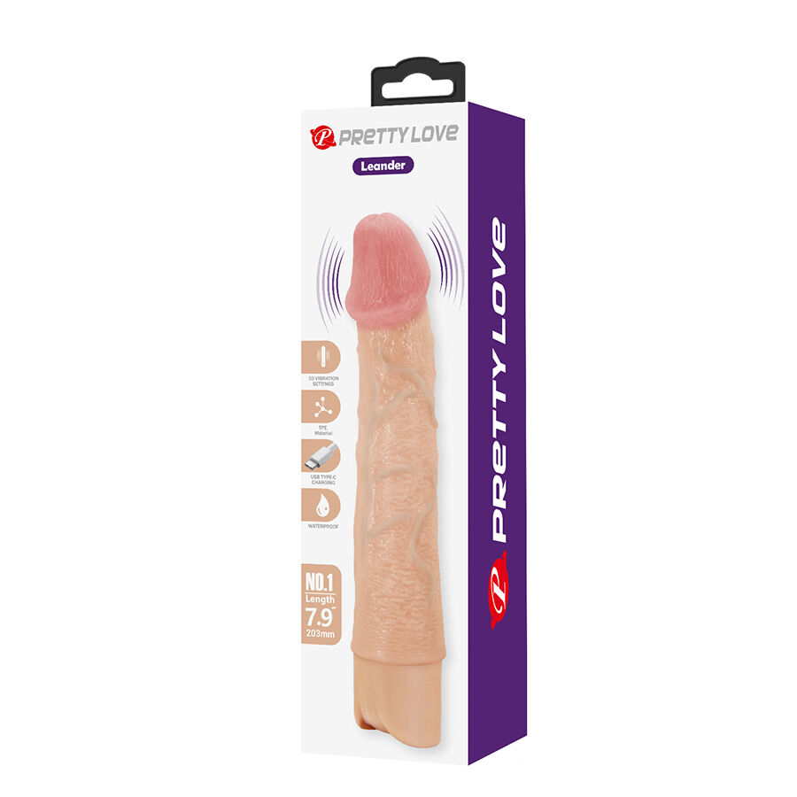 Vibromasseur réaliste flexible pour un plaisir intense — PRETTY LOVE HIGH GRADE