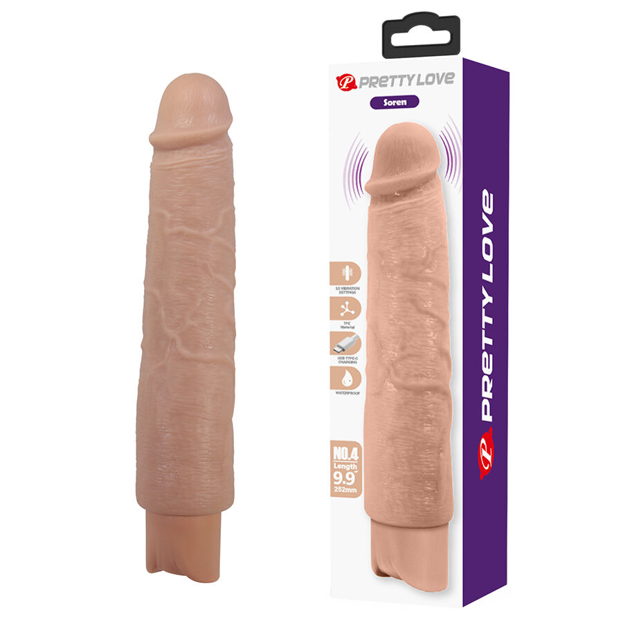 Vibrateur flexible et réaliste Soren — PRETTY LOVE HIGH GRADE