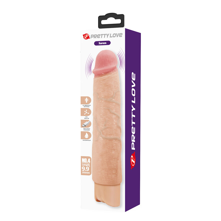 Vibrateur flexible et réaliste Soren — PRETTY LOVE HIGH GRADE