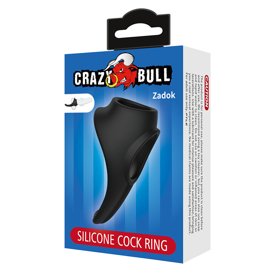 Anneau ergonomique Zadok avec stimulateur périnéal — CRAZY BULL