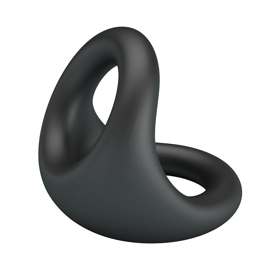 Anneau ergonomique double pour pénis et testicules — CRAZY BULL