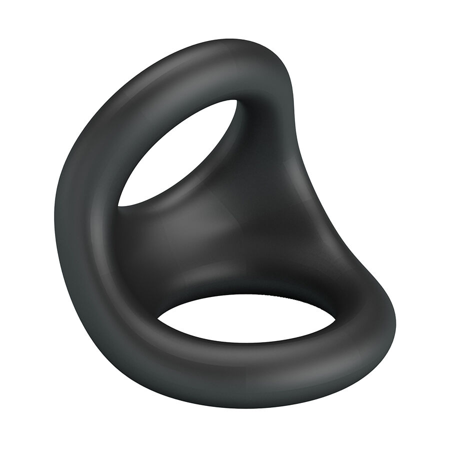 Anneau ergonomique double pour pénis et testicules — CRAZY BULL