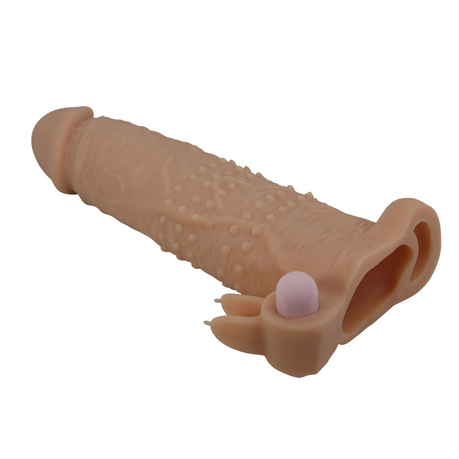 Manchon vibrant duo avec stimulateur clitoridien — PRETTY LOVE MALE