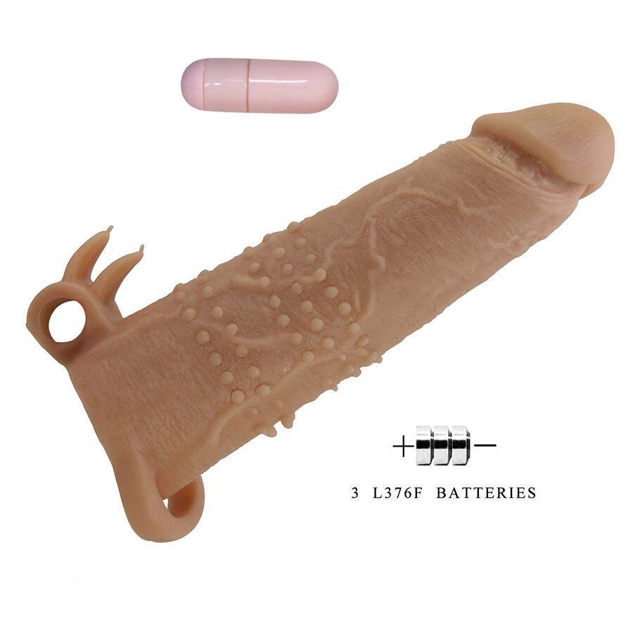 Manchon vibrant duo avec stimulateur clitoridien — PRETTY LOVE MALE